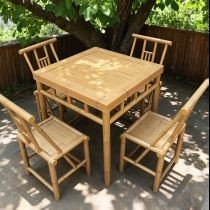 Custom 1000 Flat-top Square Table Set With 4 Chairs Easy Cleaning suppliers