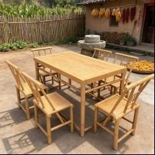 Custom 1200 Flat-top Rectangle Table Set With 6 Chairs Easy Cleaning suppliers