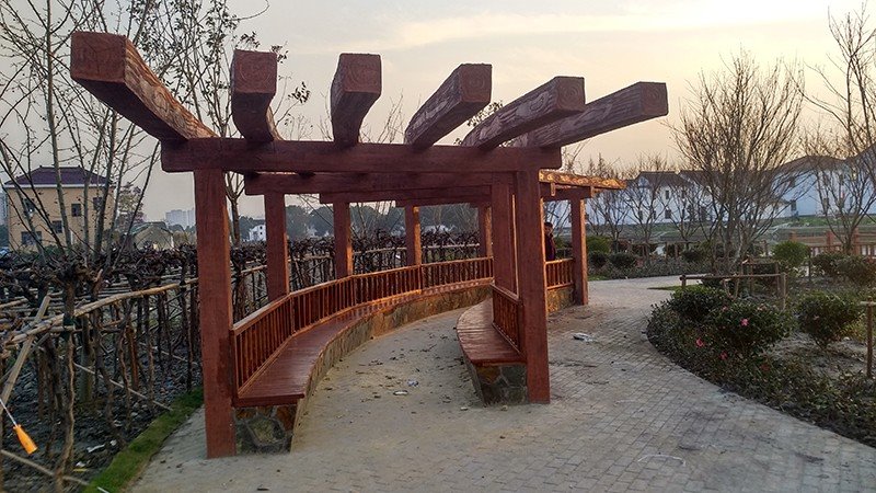 Wood-Effect Guardrail high quality
